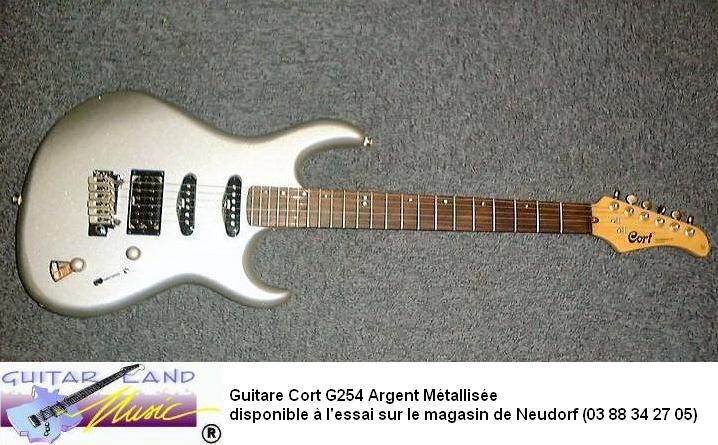 Guitare Cort G254 Argent Metallise